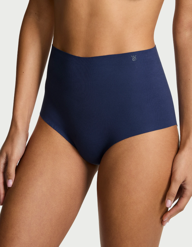 Panti Victoria Secret Cheeky invisible  talle alto azul algodón XL
